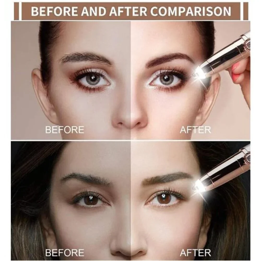 Eyebrow Hair Remover, SiKii Painless-Precision Eyebrow Trimmer Brows Epilator